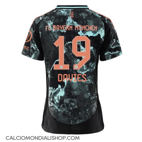 Maglie da calcio Bayern Munich Alphonso Davies #19 Seconda Maglia Femminile 2024-25 Manica Corta